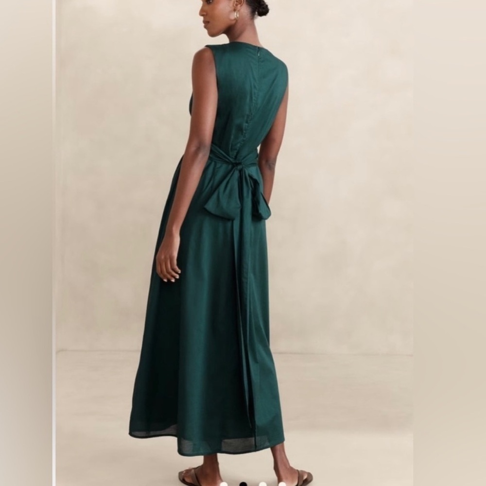 Banana Republic jade green dress size 2 NWT - Picture 2 of 5